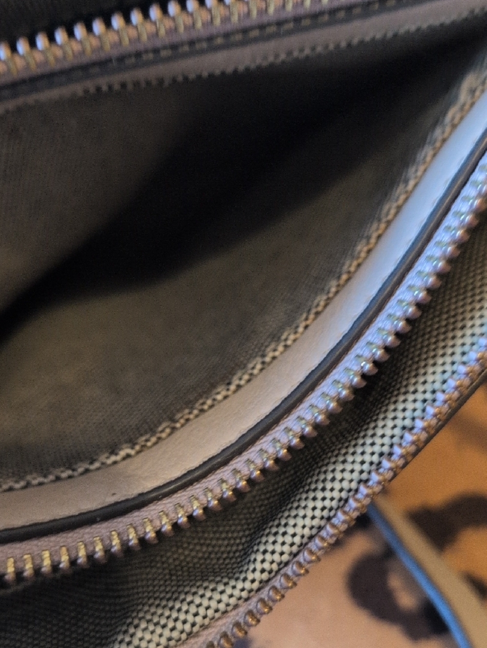 Vince Camuto Pebbled Leather Crossbody Bag in Light Blush with Gold Accent - Picture 7 of 10